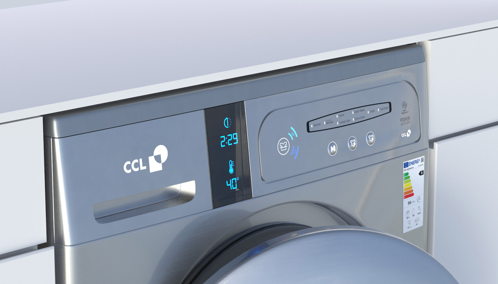 CCL Design productos,Electrónica Impresa e Interfaces HMI, lavadora