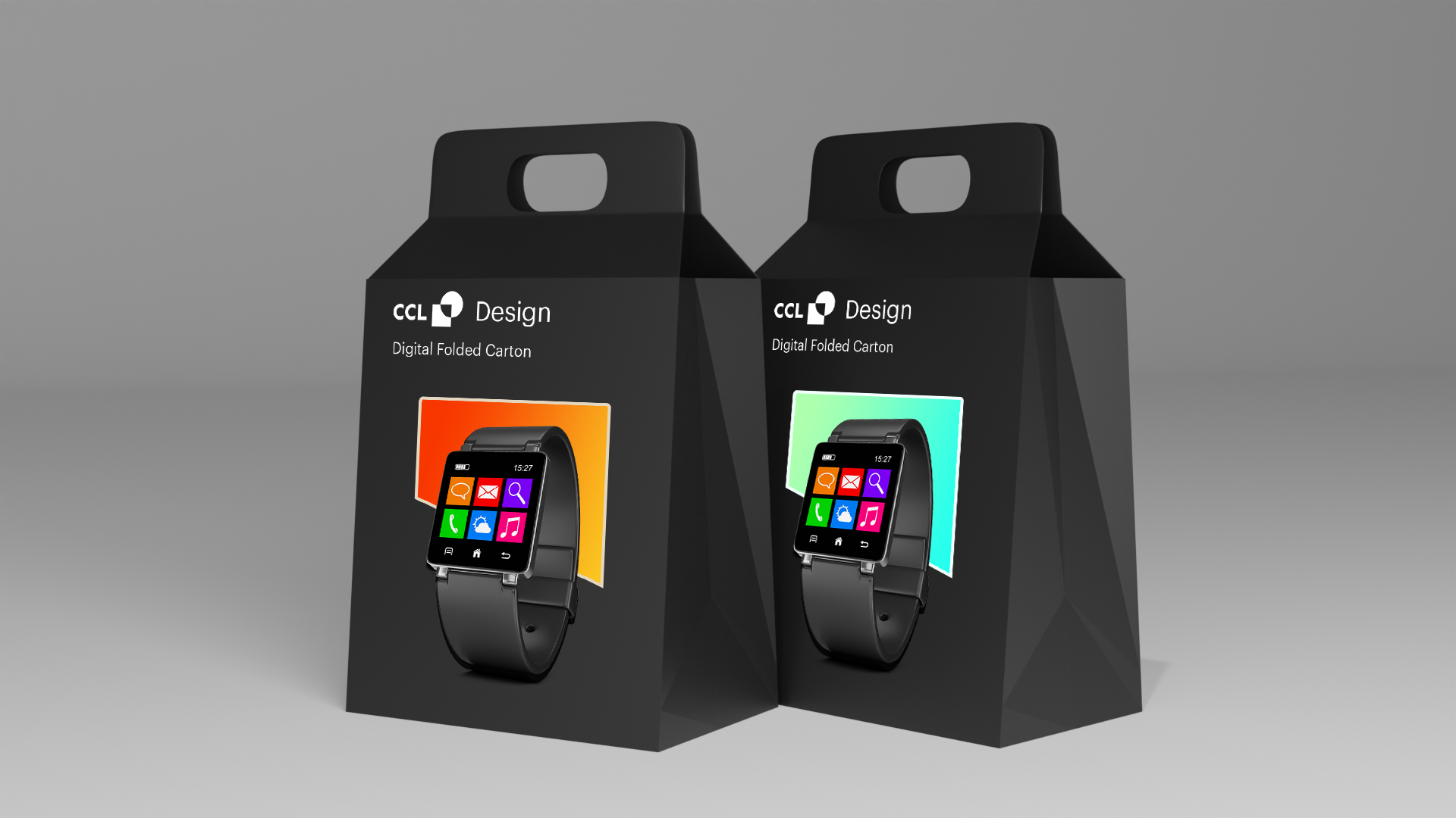 digital folded carton for smartwatch