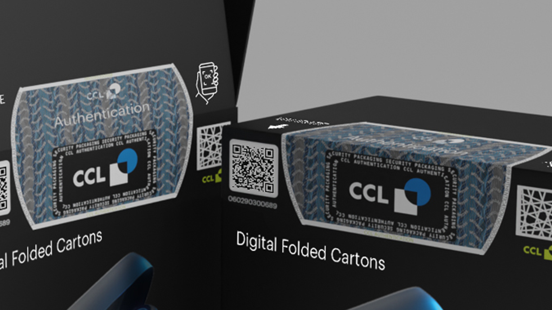 integrated brand protection digital packaging close up