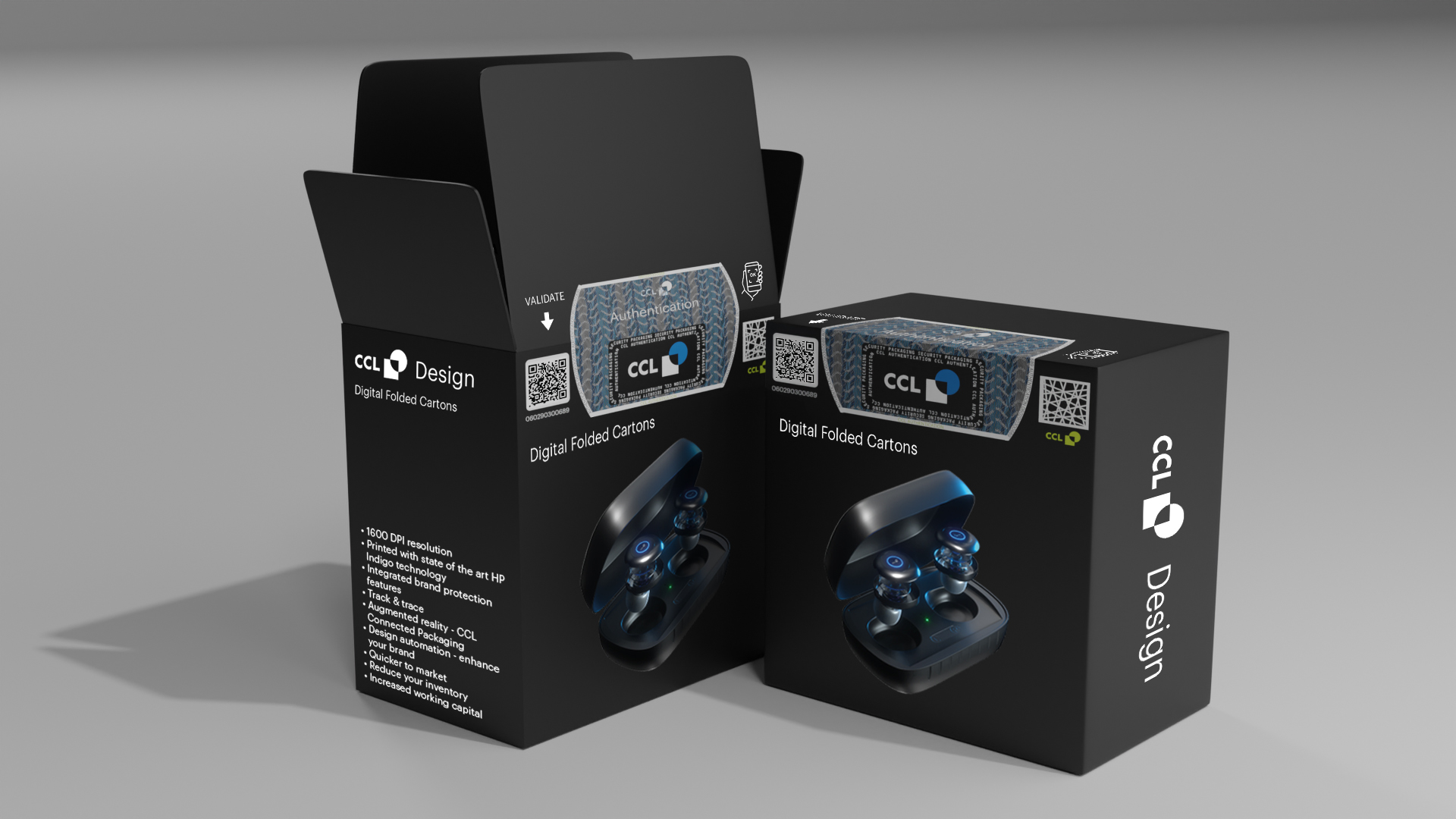 integrated brand protection digital packaging