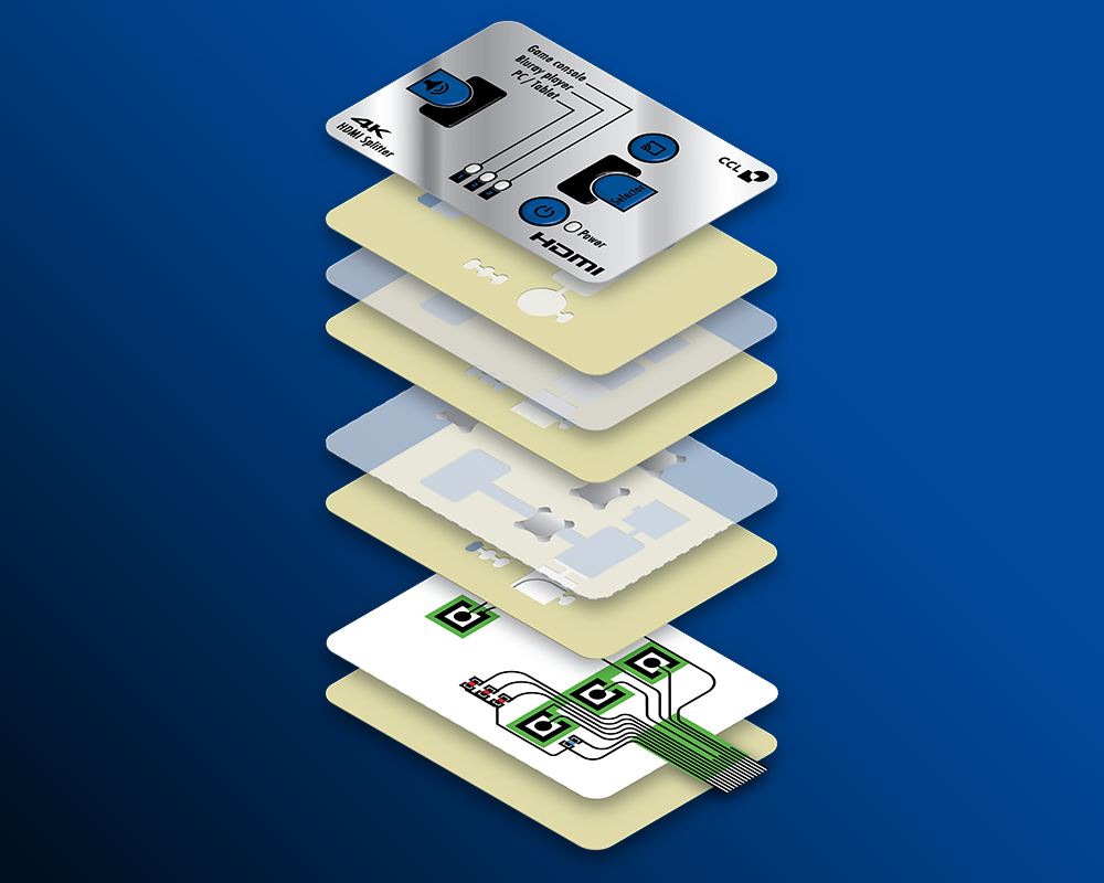 Printed electronic diagram